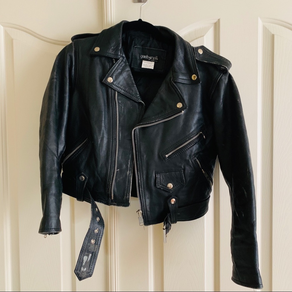 VINTAGE Leather Jacket from Mexico XS/S